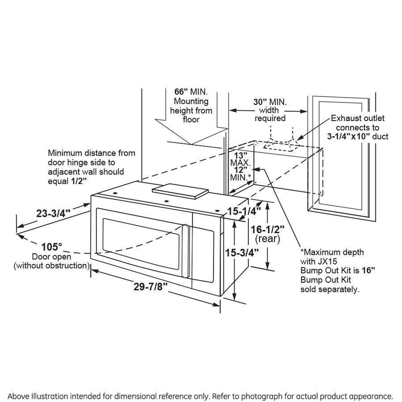 GE® 1.6 Cu. Ft. Over-the-Range Microwave Oven-Washburn's Home Furnishings