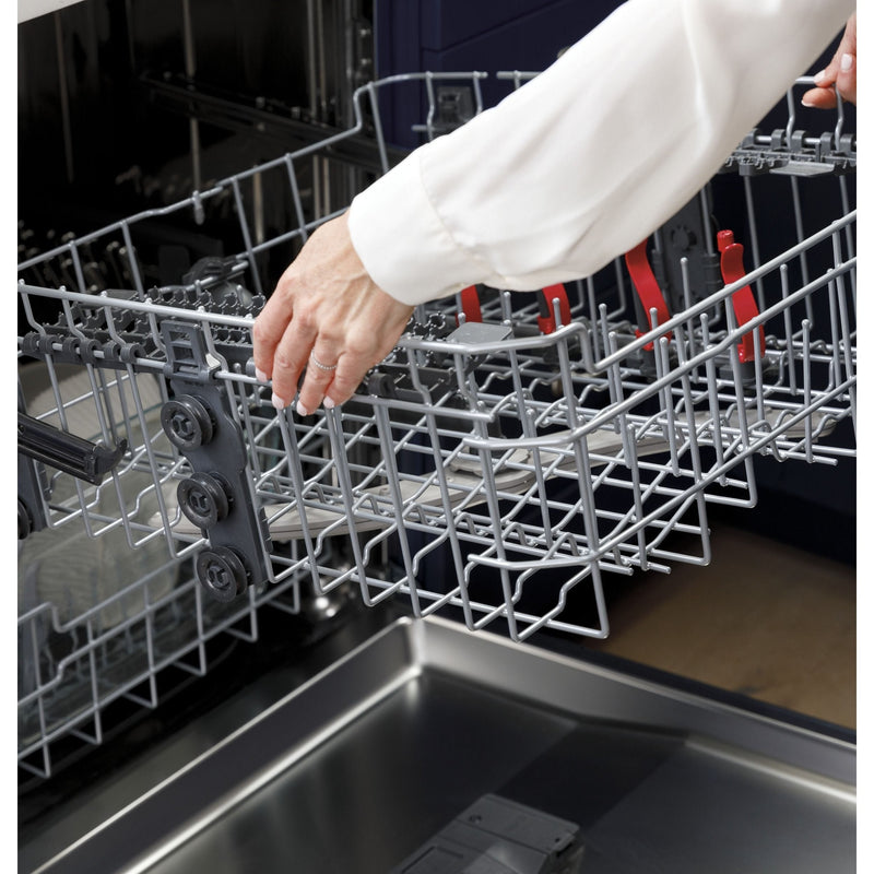 GE® Stainless Steel Interior Dishwasher with Hidden Controls-Washburn's Home Furnishings