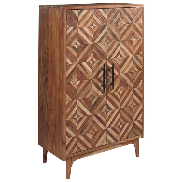 Gabinwell - Brown / Beige - Accent Cabinet-Washburn's Home Furnishings