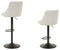 Gaddison - Beige/black - Bar Height Bar Stool (set Of 2)-Washburn's Home Furnishings