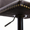 Gaddison - Brown/black - Tall Uph Swivel Barstool(2/cn)-Washburn's Home Furnishings