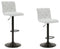 Gaddison - Light Beige/black - Bar Height Bar Stool (set Of 2)-Washburn's Home Furnishings