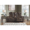 Game Zone - Brown Dark - Pwr Rec Loveseat/con/adj Hdrst-Washburn's Home Furnishings