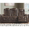 Game Zone - Brown Dark - Pwr Rec Sofa With Adj Headrest-Washburn's Home Furnishings