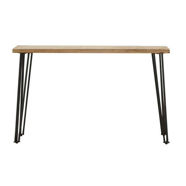 Gano - Sofa Table With Hairpin - Legs - Light Brown-Washburn's Home Furnishings