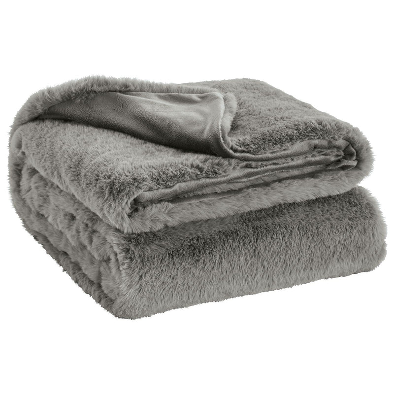 Gariland - Gray - Throw (3/cs)-Washburn's Home Furnishings