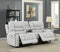 Garnet - Power Reclining Seat And Power Headrest Loveseat With Console - Pearl Silver-Washburn's Home Furnishings