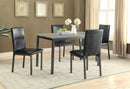 Garza - Side Chair - Black-Washburn's Home Furnishings