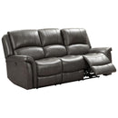 Gaspar - Gray - Pwr Rec Sofa With Adj Headrest-Washburn's Home Furnishings