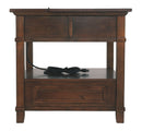 Gately - Brown Light - Rectangular End Table-Washburn's Home Furnishings