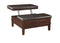 Gately - Medium Brown - Ottoman Cocktail Table-Washburn's Home Furnishings