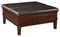 Gately - Medium Brown - Ottoman Cocktail Table-Washburn's Home Furnishings