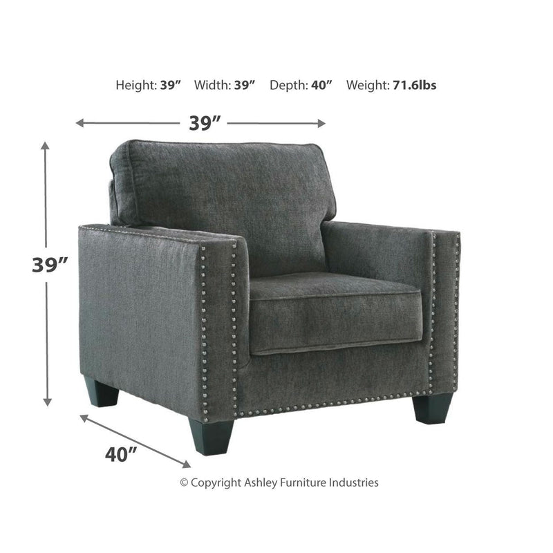 Gavril - Smoke - Chair-Washburn's Home Furnishings