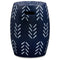 Genemore - Navy/white - Stool-Washburn's Home Furnishings