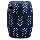 Genemore - Navy/white - Stool-Washburn's Home Furnishings