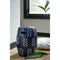 Genemore - Navy/white - Stool-Washburn's Home Furnishings