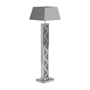 Geometric - Base Floor Lamp - Pearl Silver-Washburn's Home Furnishings