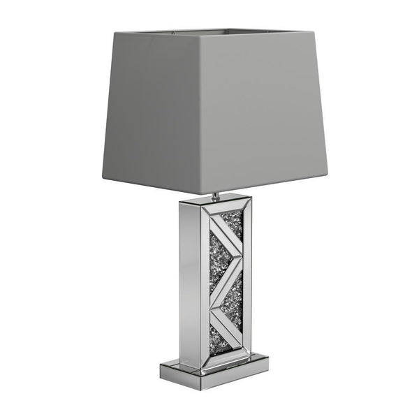 Geometric - Base Table Lamp - Gray-Washburn's Home Furnishings