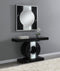 Geometric - Console Table With Led Lighting - Black-Washburn's Home Furnishings