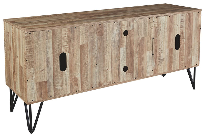 Gerdanet - Natural - Large Tv Stand-Washburn's Home Furnishings