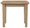 Gerianne - Grayish Brown - Square End Table-Washburn's Home Furnishings