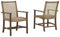 Germalia - Brown - Arm Chair (2/cn)-Washburn's Home Furnishings