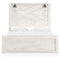 Gerridan - White - Queen Panel Bed With Sconces-Washburn's Home Furnishings