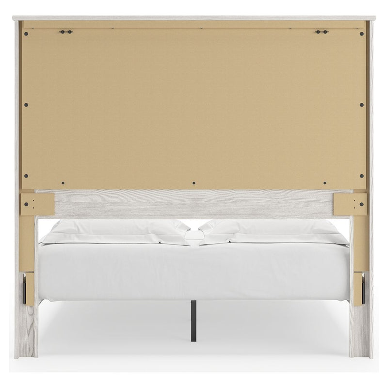 Gerridan - White - Queen Panel Bed With Sconces-Washburn's Home Furnishings