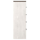 Gerridan - White/gray - Four Drawer Chest-Washburn's Home Furnishings