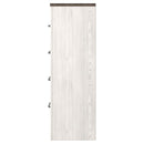 Gerridan - White/gray - Four Drawer Chest-Washburn's Home Furnishings