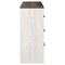 Gerridan - White/gray - Six Drawer Dresser-Washburn's Home Furnishings