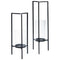 Ginette - Black - Candle Holder Set (2/cn)-Washburn's Home Furnishings