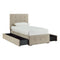 Gladdinson - Gray - Twin Upholstered Storage Bed-Washburn's Home Furnishings