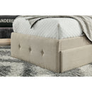 Gladdinson - Gray - Twin Upholstered Storage Bed-Washburn's Home Furnishings