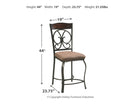 Glambrey - Brown - Counter Height Bar Stool (set Of 4)-Washburn's Home Furnishings