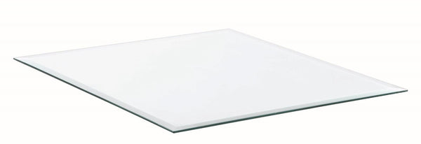 Glass Table Top 24" X 24" - White-Washburn's Home Furnishings