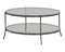 Glass Top Round Coffee Table - Gray-Washburn's Home Furnishings