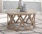 Glasslore - Light Grayish Brown - Round Cocktail Table-Washburn's Home Furnishings