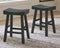 Glosco - Black - Counter Height Bar Stool (set Of 2)-Washburn's Home Furnishings