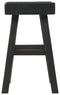 Glosco - Black - Counter Height Bar Stool (set Of 2)-Washburn's Home Furnishings