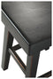 Glosco - Black - Counter Height Bar Stool (set Of 2)-Washburn's Home Furnishings