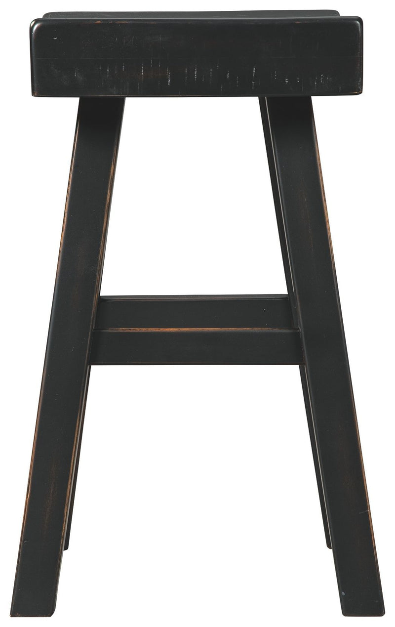 Glosco - Black - Stool (2/cn)-Washburn's Home Furnishings