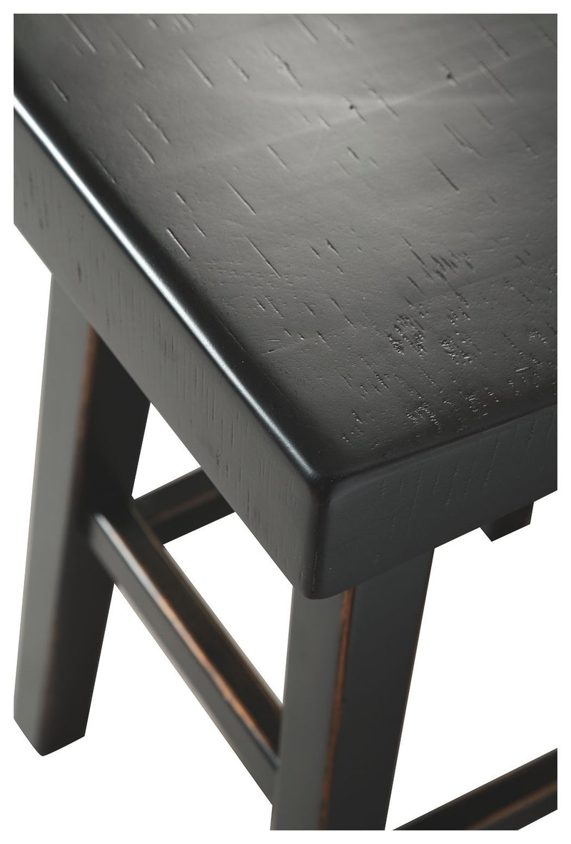 Glosco - Black - Stool (2/cn)-Washburn's Home Furnishings