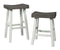 Glosco - Brown Gray / Antique White - Stool (2/cn)-Washburn's Home Furnishings