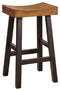 Glosco - Medium Brown/dark Brown - Tall Stool (2/cn)-Washburn's Home Furnishings