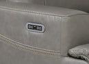 Goal - Gray - Pwr Recliner/adj Headrest-Washburn's Home Furnishings