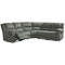 Goalie - Pewter - Left Arm Facing Recliner 5 Pc Sectional-Washburn's Home Furnishings