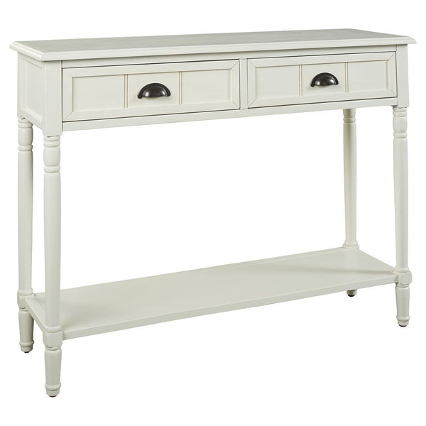 Goverton - White - Console Sofa Table-Washburn's Home Furnishings