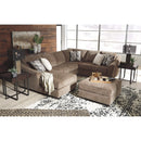 Graftin - Teak - Left Arm Facing Chaise 3 Pc Sectional-Washburn's Home Furnishings