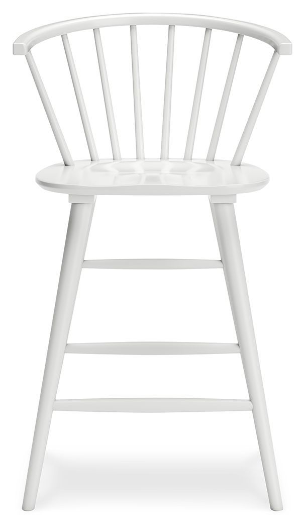 Grannen - White - Barstool (2/cn)-Washburn's Home Furnishings